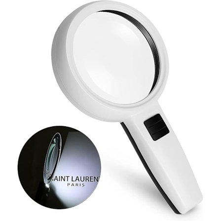 Forstørrelsesglas med lys, forstørrelsesglas 30x forstørrelse, forstørrelsesglas med LED