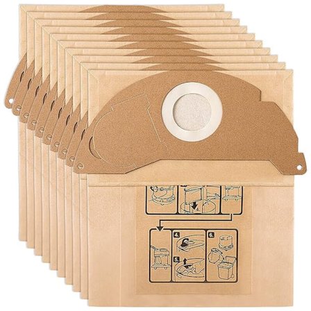 15 pussia Karcher-pölynimureille WD2 MV2 6.904-322.0 WD 2.200 W