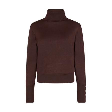 Freequent, Turtlenecks Bruin, Dames, Maat:L,Polyamide