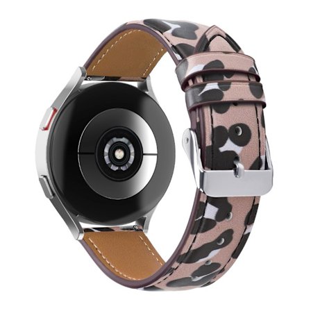 Kellon hihna Samsung Galaxy Watch Active1 / 2 Gen Leopard Patternille