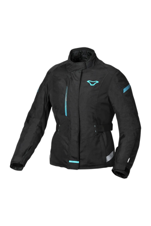 Giacca Moto Donna Macna Nivala Nero/Acqua XL