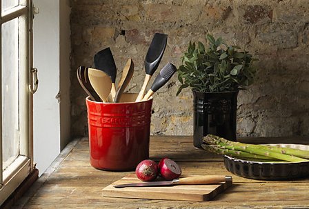 LE CREUSET Bestikk- og Redskapskrukke 1,1l Cerise