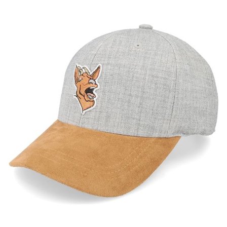4REAL - Grå adjustable Keps - Screaming Goat Heather Grey/Suede Adjustable @ Hatstore