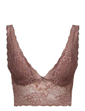 Nicole Top Lingerie Bras & Tops Soft Bras Tank Top Bras Brun Missya