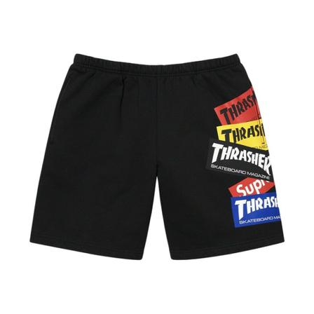 Supreme, Shorts Zwart, Heren, Maat:L
