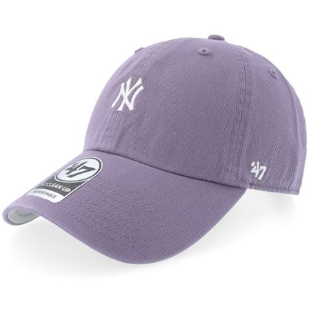 47 Brand - MLB Lila unconstructed Keps - New York Yankees Base Runner Clean Up Iris Dad Cap @ Hatstore