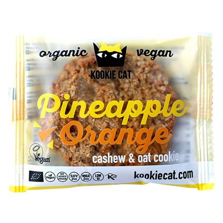 Kookie Cat Pineapple Orange Cookie Ø 50 g, Helse & Madvarer, Brød, Kiks & Kager, Kager