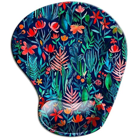 Ergonomisk musemåtte med håndledsstøtte, sødt design og skridsikker PU-base, velegnet til hjemmekontor, arbejde og studier, hvilket gør skrivningen 