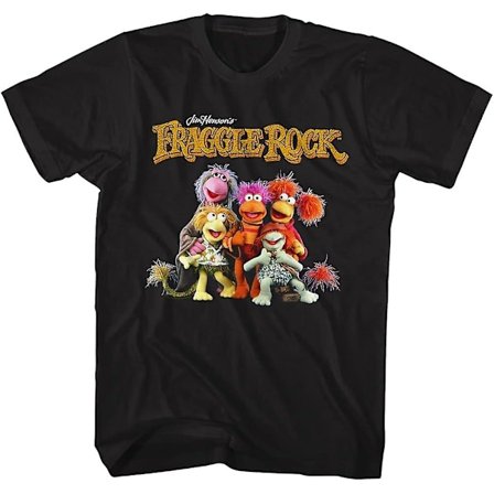 Fraggle Rock Jim Hensons tv-program Gruppbild Vuxen Kortärmad T-shirt Grafiska T-shirts