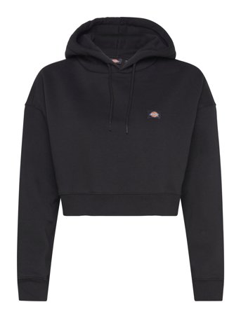 Dickies Oakport Cropped Hoodie - Black - L