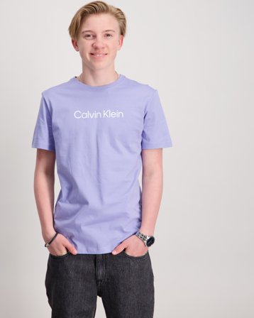 Calvin Klein INST. LOGO SS T-SHIRT Paars T-shirts Jongens - Kids Brand Store