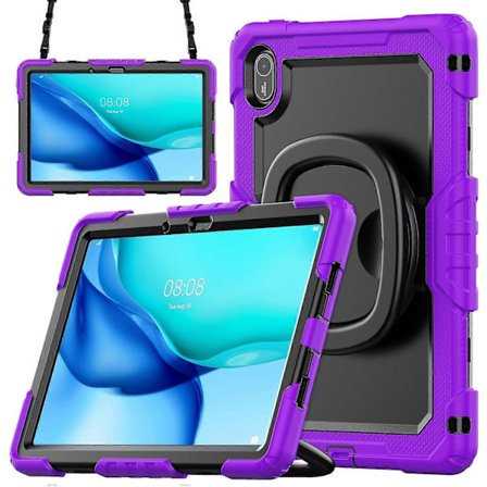 Fodral med Ställ för Huawei MatePad SE 11 PC+Silikon Tablet Skydd med Axelrem