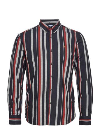 Mcpherson Stripe Slim Fit Shirt Patterned Farah