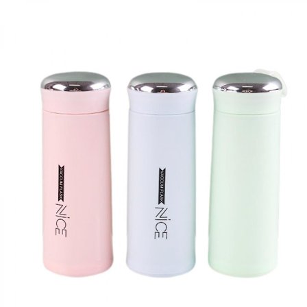 JUSCH 400ml Lasinen Opiskelijan Kannettava Vesikuppi Liikekäyttöön Kaksikerroksinen Eristys sininen(WZ1836),QINWEI-625