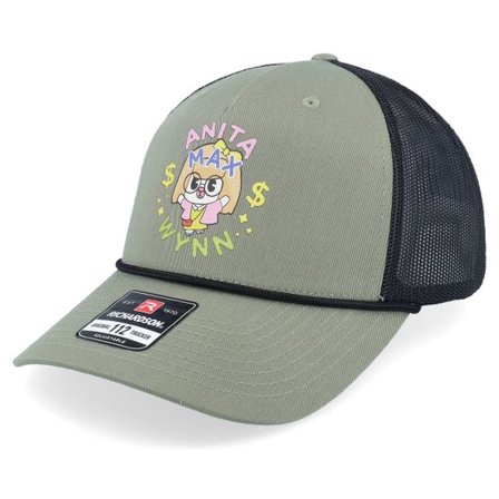 Iconic - Grön trucker Keps - Anita Max Wynn Loden/Black Rope Trucker @ Hatstore