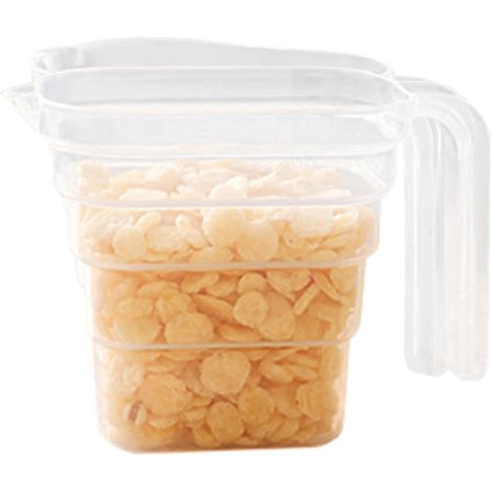 Skiktad Målekop | 250 ml graderet målekop, scoop til måling af kaffe, lækagesikre køkkenmålekopper