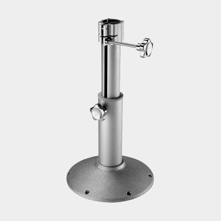 Soporte de silla Barka, 360°, ajustable con perilla 40 - 60 cm, Ø8/6 cm, Ø30 cm