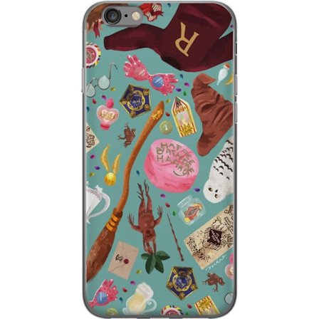 Kompatibelt Mobildeksel til Apple Apple iPhone 6 Magisk illustrasjon med trollstav, hatt og fantastiske gjenstander i leken eventyrstil