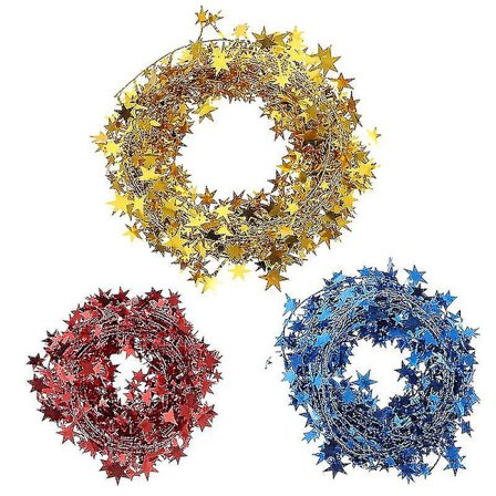 6 st julgransglitter