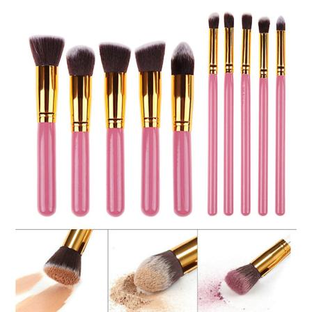 10 kpl ammattimaisia meikkisiveltimiä meikkiin