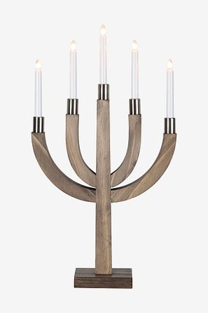 Jotex - Kynttilänjalka Elias Ruskea - Osta Sähkökyntteliköt Jotex