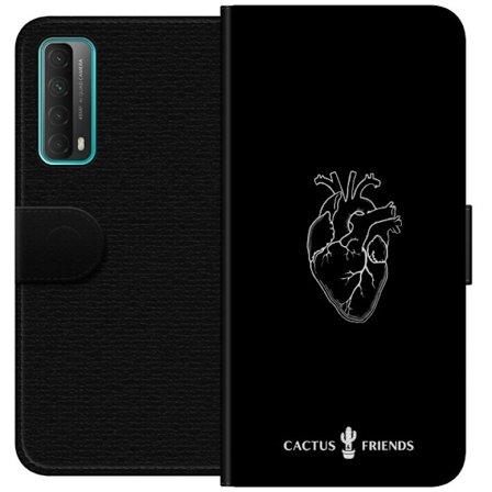 Yhteensopiva Lompakkokotelo Huawei Huawei P smart 2021 Kaktus ja Ystävät - Keskiaikaan Anatomia Sydän