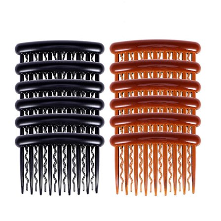 12 stk. Goody hårspenner dame hårkam pinne jente hårspenne kam dame hårkam klassisk hårkam jente hår sidekam