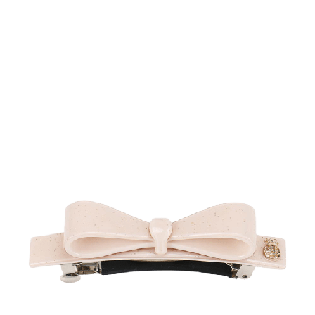 IA BON Bow Clip - Sparkling Nude Pink Accessoarer & tillbehör Dam Rosa ONESIZE