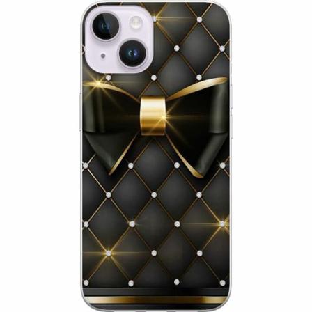 Apple Iphone 14 Plus Mjukt Skal - Gyllene Rosett