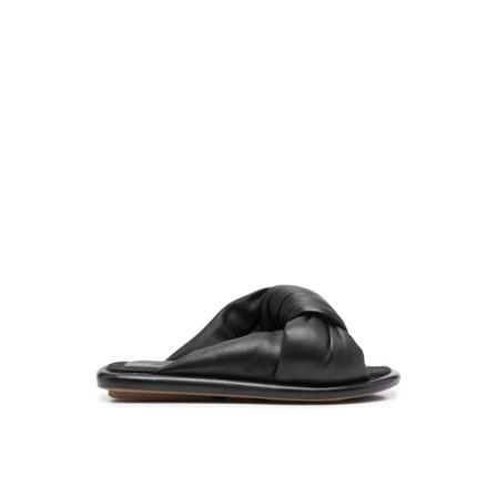 ASH Slippers IN Raffia Sort, Dame Sandaler, Størrelse: 36 EU