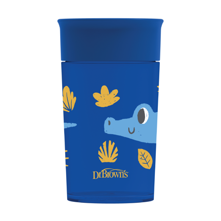 Dr. Brown's Smooth Wall Cheers 360 Cup, Blå, 300 ml