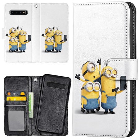 Samsung Galaxy S10 Plus - Lommebok Deksel Minions