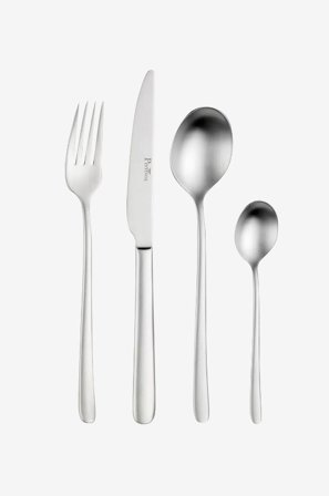 Pintinox - Bestickset 24 delar Sky Satin - Silver - Bestick - Från Homeroom