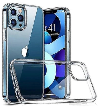 Transparent TPU cover til kompatibel med iPhone 13 Pro Max