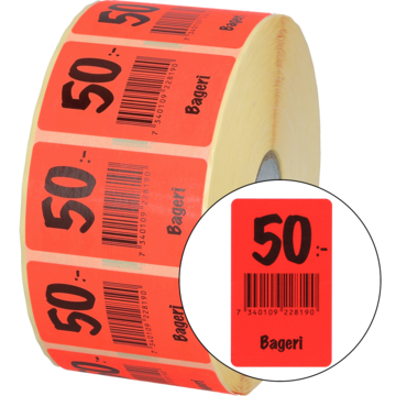Etikett bakeri 50,