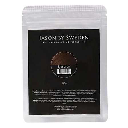 HAIR FIBER - JASON BY SWEDEN - 30G REFILL PACK - LYSEBRUN
