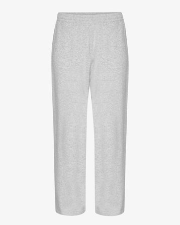 Organic Straight Leg Sweatpants - Snow Melange M
