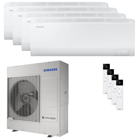 Condizionatore Samsung Cebu S2 quadri split 12000+12000+12000+12000 BTU inverter A++ wifi unità esterna 10 kW