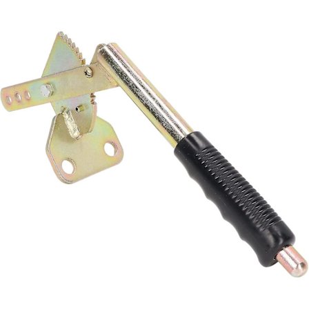 Håndbremsegreb skridsikkert galvaniseret stål universal til trailere campingvogne campingvogne (guld) (1stk)