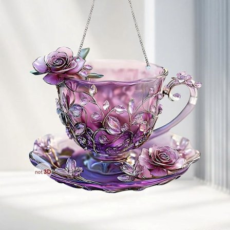 Lilla Kaffekop Hængende Veranda Dekoration Vedhæng (FMY) Multicolor