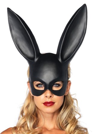 MASQUERADE RABBIT MASK BLACK