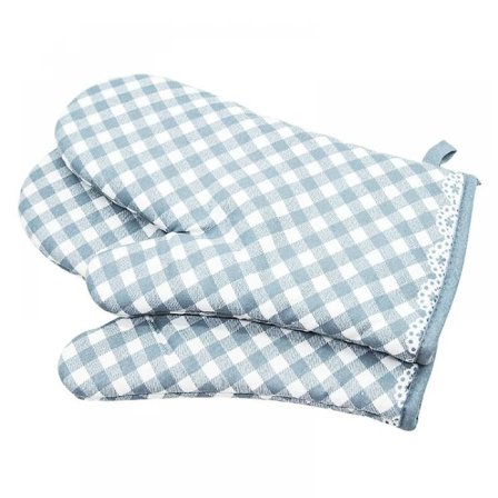 1 par tykke ovnhandsker, varmebestandige ovnhandsker, skridsikre bomuldsovne