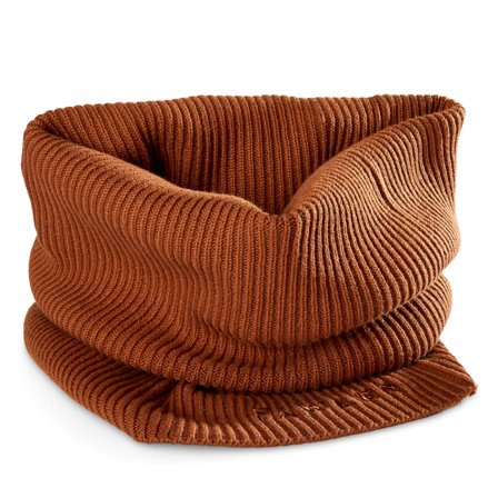 Brązowy miejski szalik tubowy Frisco dla mężczyzn - Szaliki zimowe