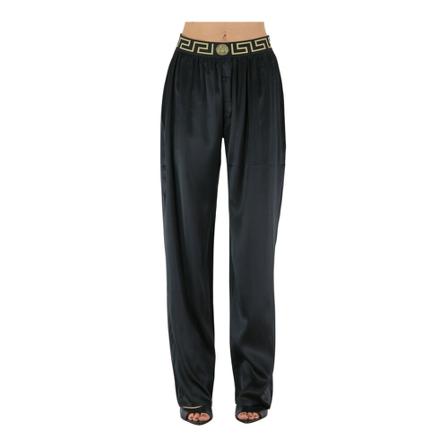 Versace Wide Bukser Sort, Dame Bukser