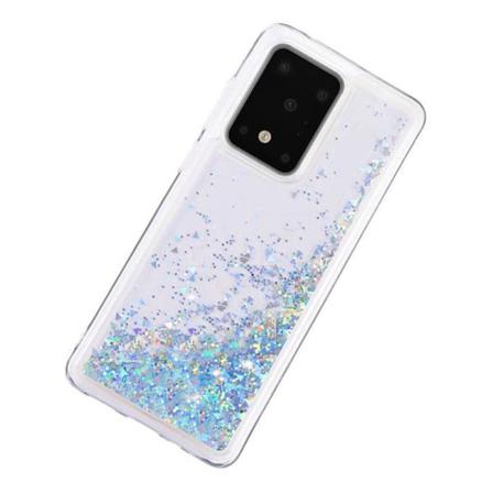 Liquid Glitter Skal För Samsung Galaxy S20 Plus - Silver Silver