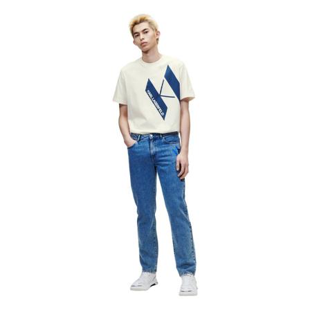 Karl Lagerfeld Denim Bukser W/ Big Kl Blå, Herre, Størrelse: W31