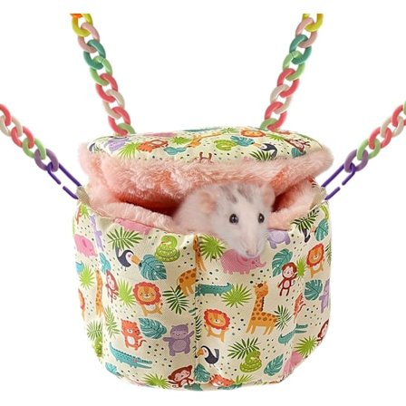 Rotte hengekøye, sukker glider bur tilbehør, marsvin hengekøye, w