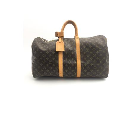 Louis Vuitton Vintage, Pre-owned 50 Keepall Bruin, Dames, Maat:ONE Size