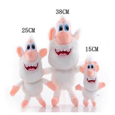 Booba-buba Hvit Gris Dukke Myk Plysj Dyr Barn Gave