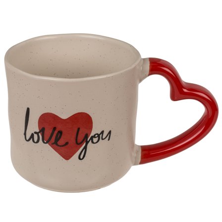Mugg med Hjärtformat Handtag 350 ml